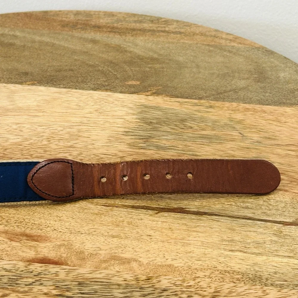 Leather Man LTD  Men's Westmoreland Country Club 1910 Ribbon Belt Size 40 Golf